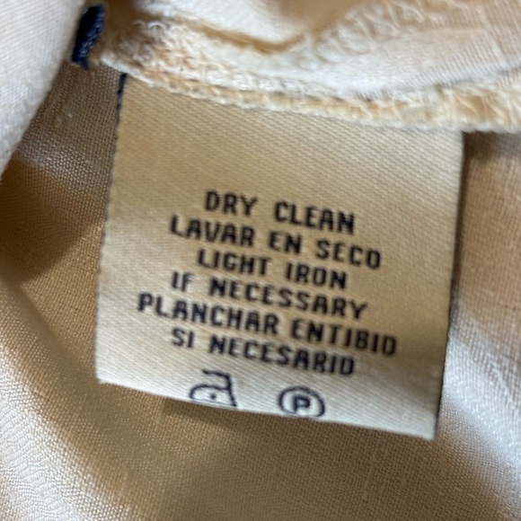 Jamaica Jaxx Cream 100% Silk Hawaiian Shirt Palm Leaf Jacquard Print Large - Picture 5 of 9